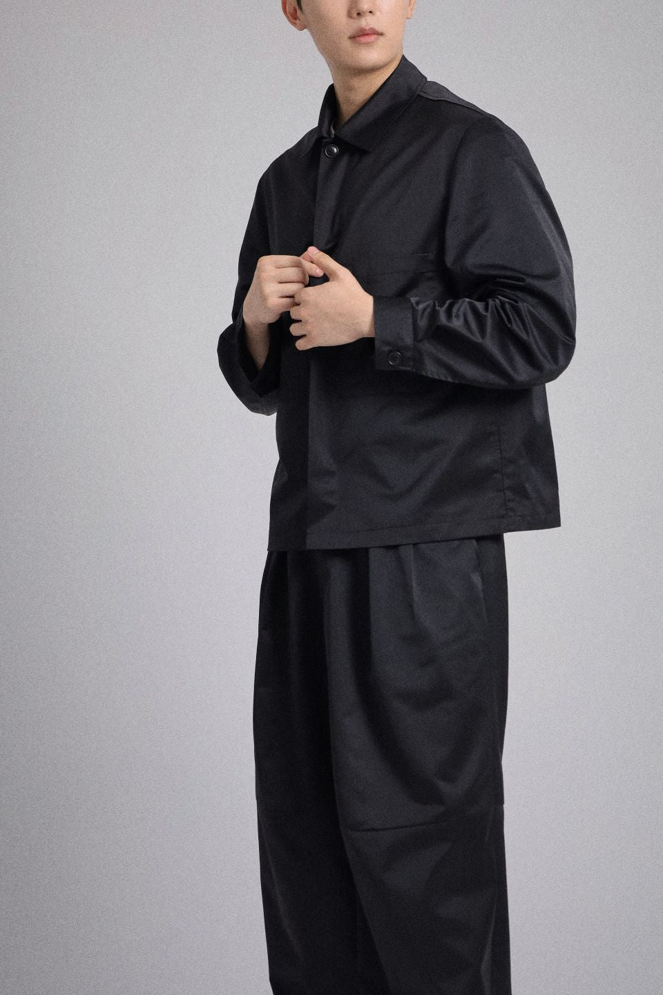 GRS FABRIC COLLAR JACKET