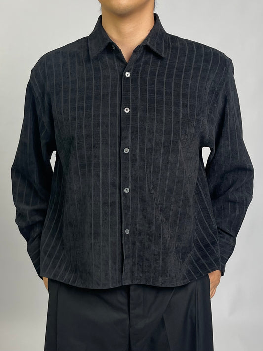 CORDUROY CROP SHIRT