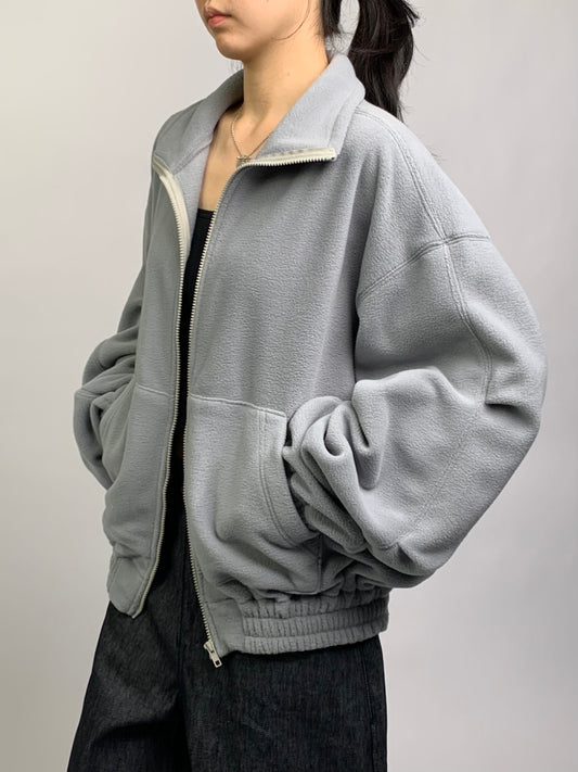 OVERSIZED FLEECE ZIP UP
