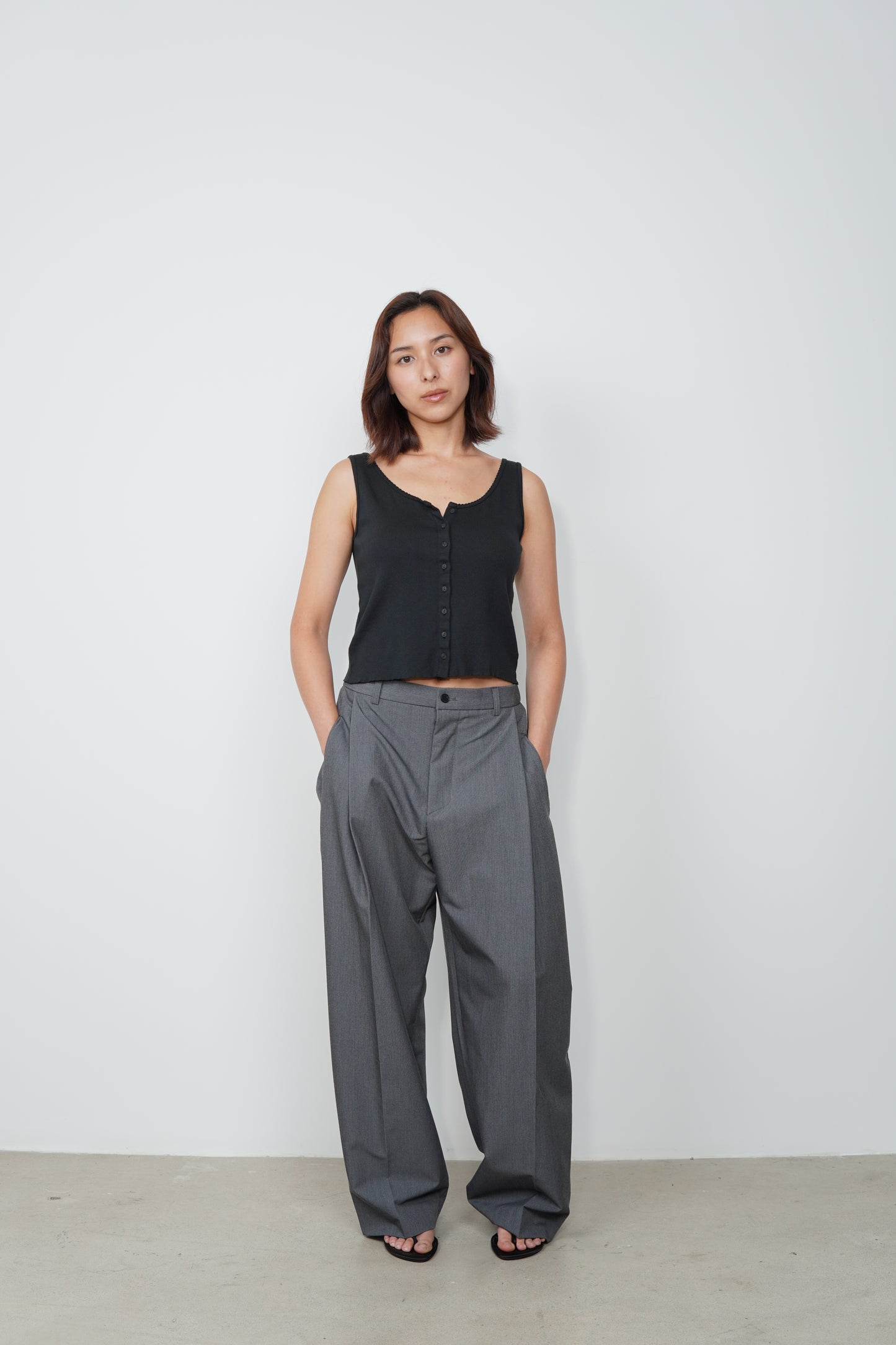 BASIC WIDE SLACKS