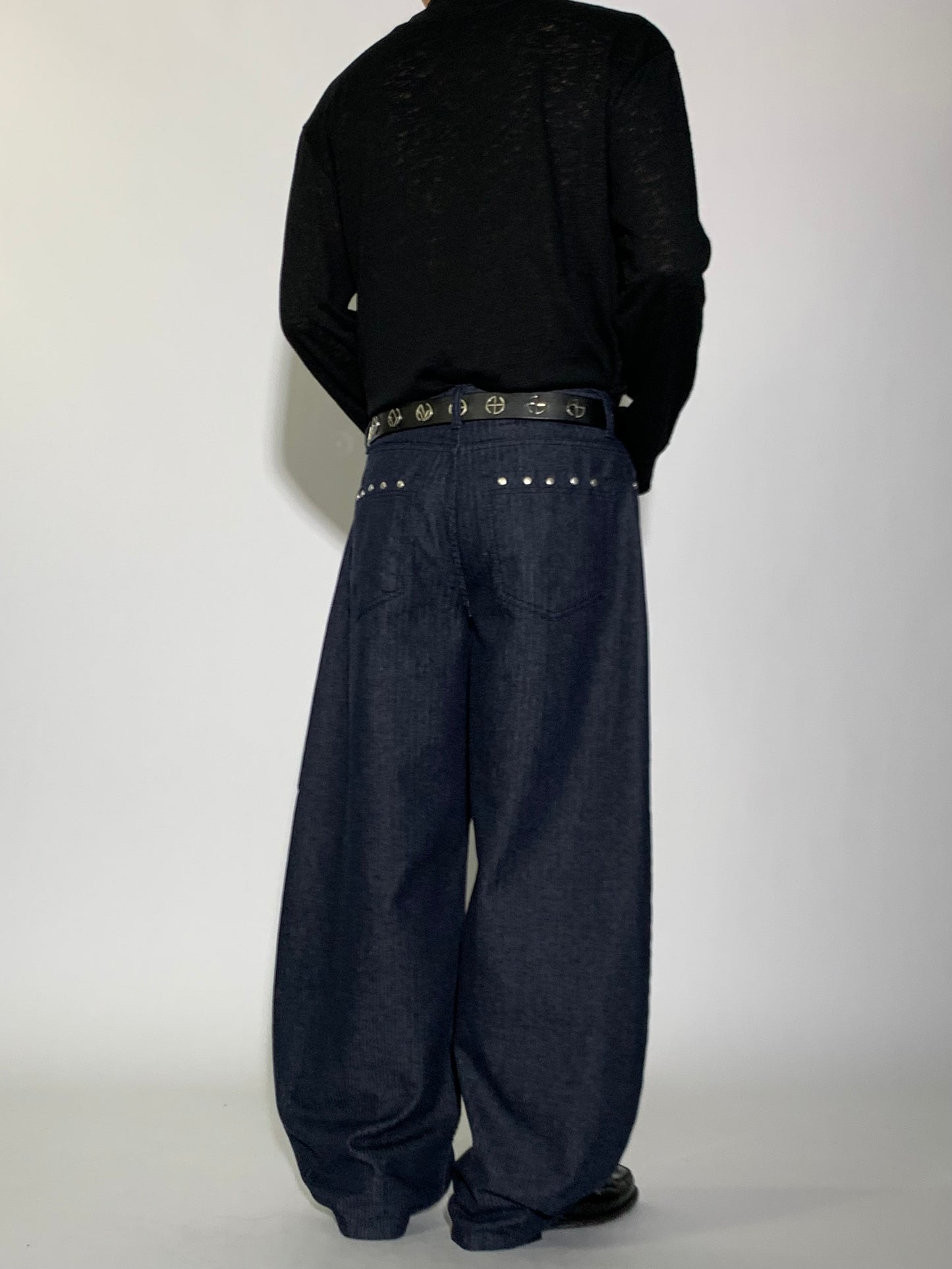 HERRINGBON STRIPE DENIM