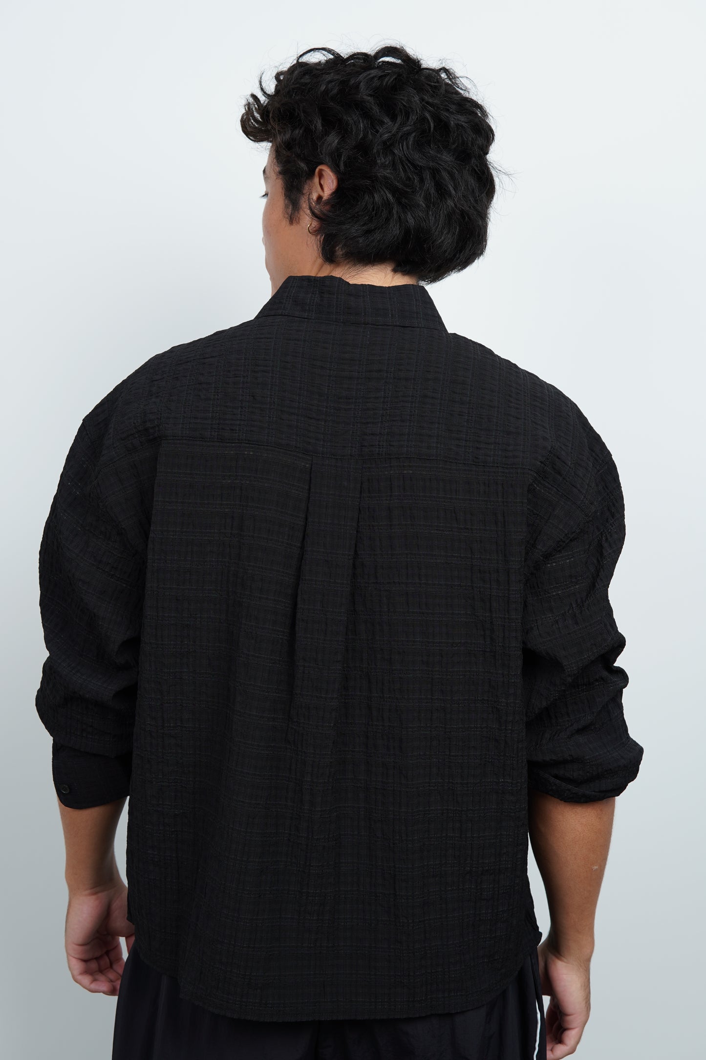 CRINKLE CHECK SHIRT
