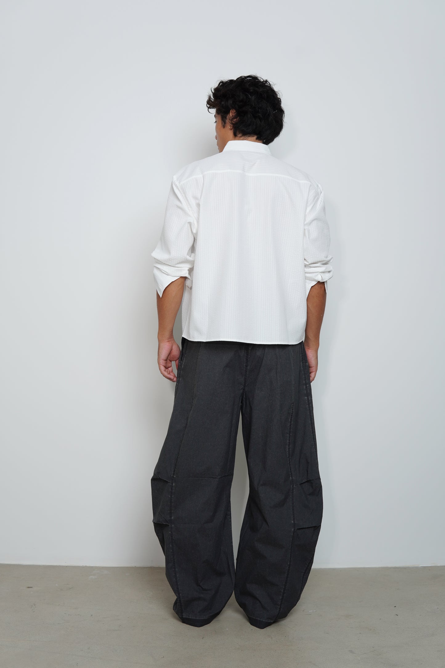 DAMAGED BARREL PANTS