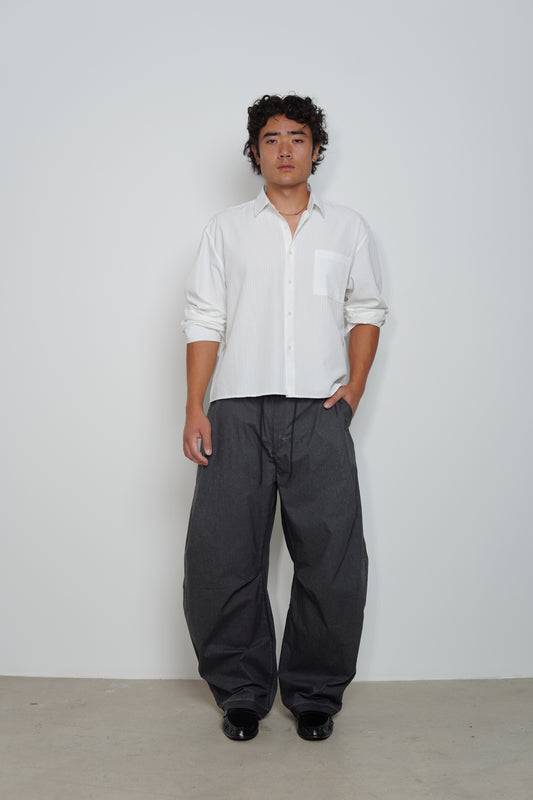 DAMAGED BARREL PANTS