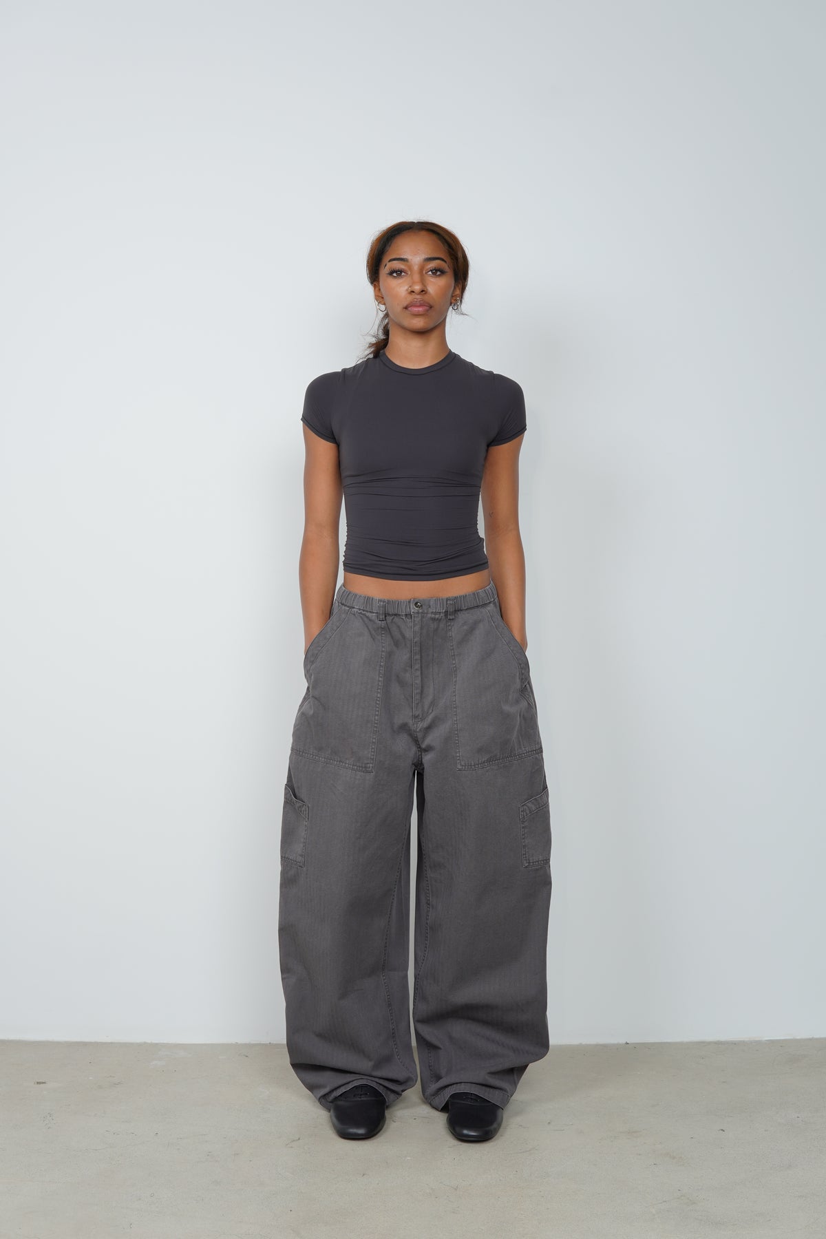 HERRINGBONE BAKER PANTS