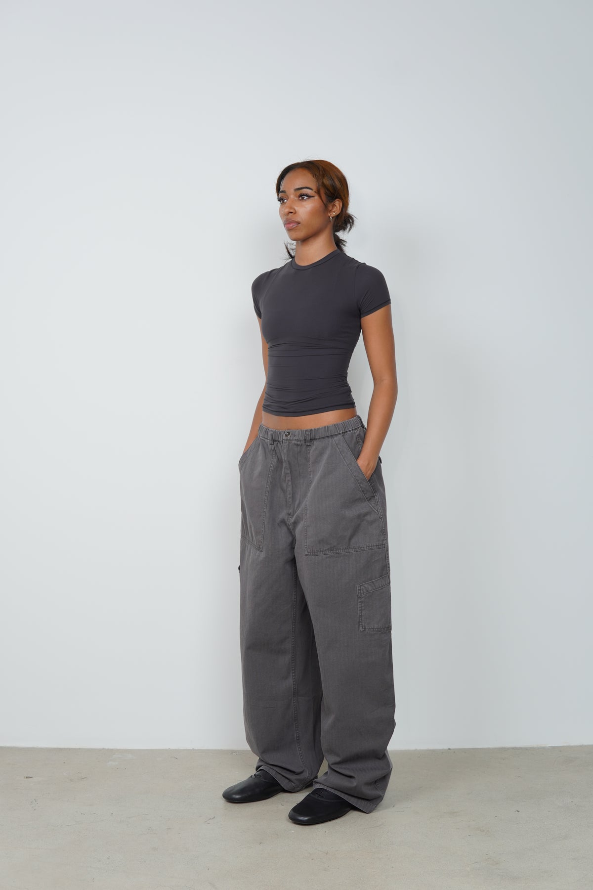 HERRINGBONE BAKER PANTS