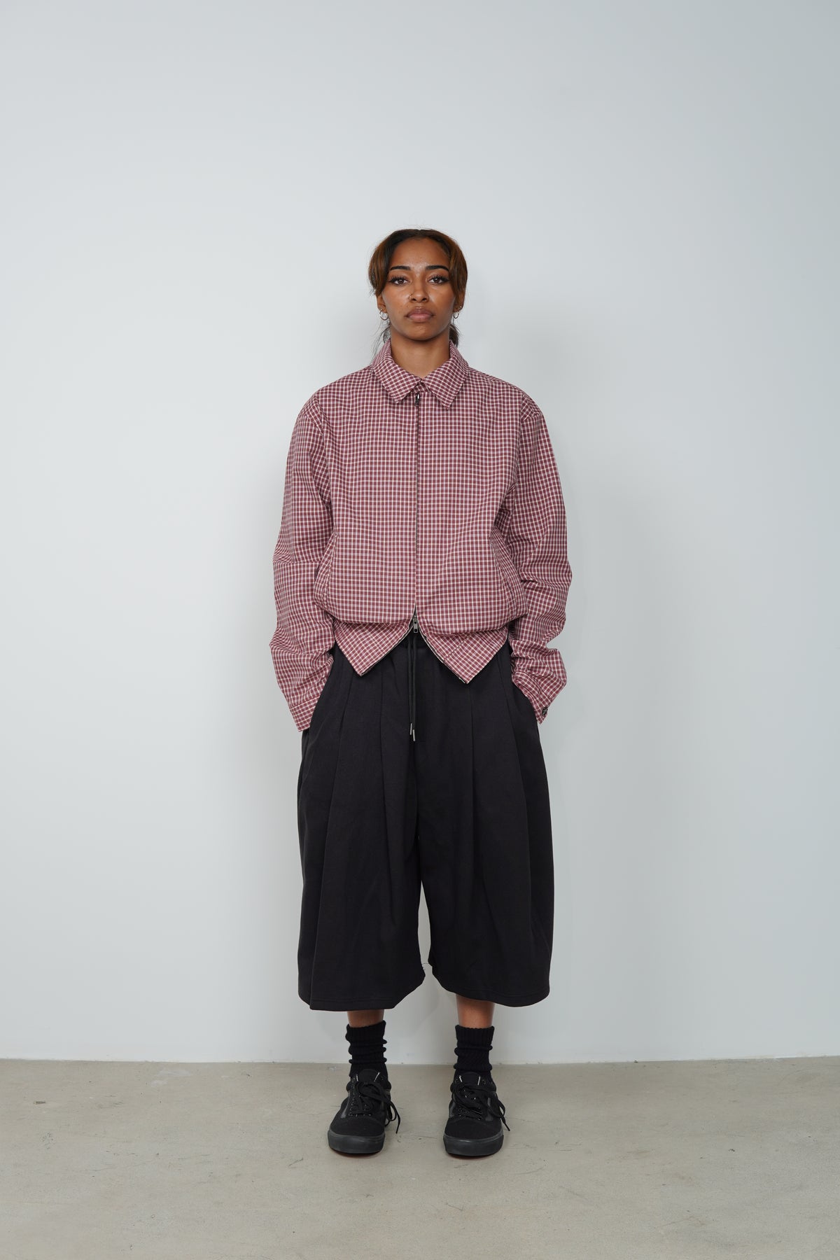 GRID CHECK BLOUSON