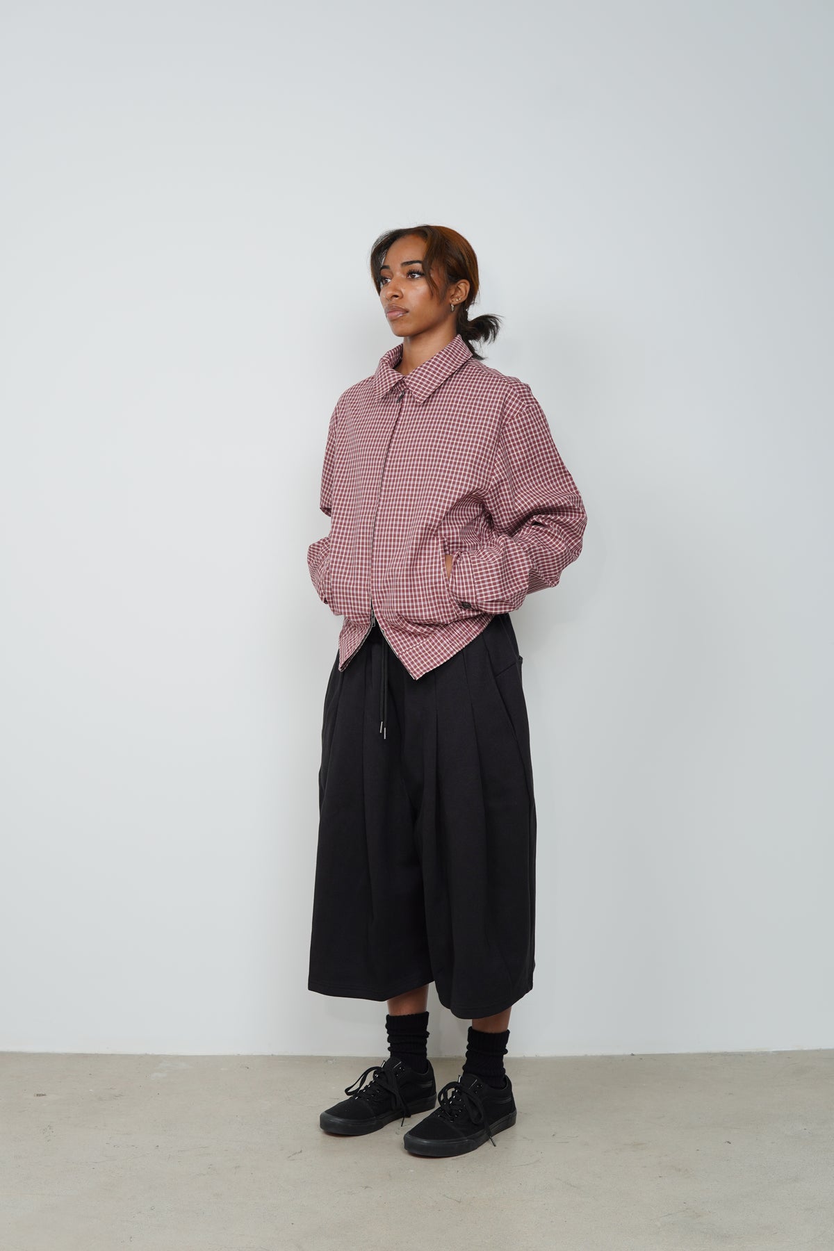 GRID CHECK BLOUSON
