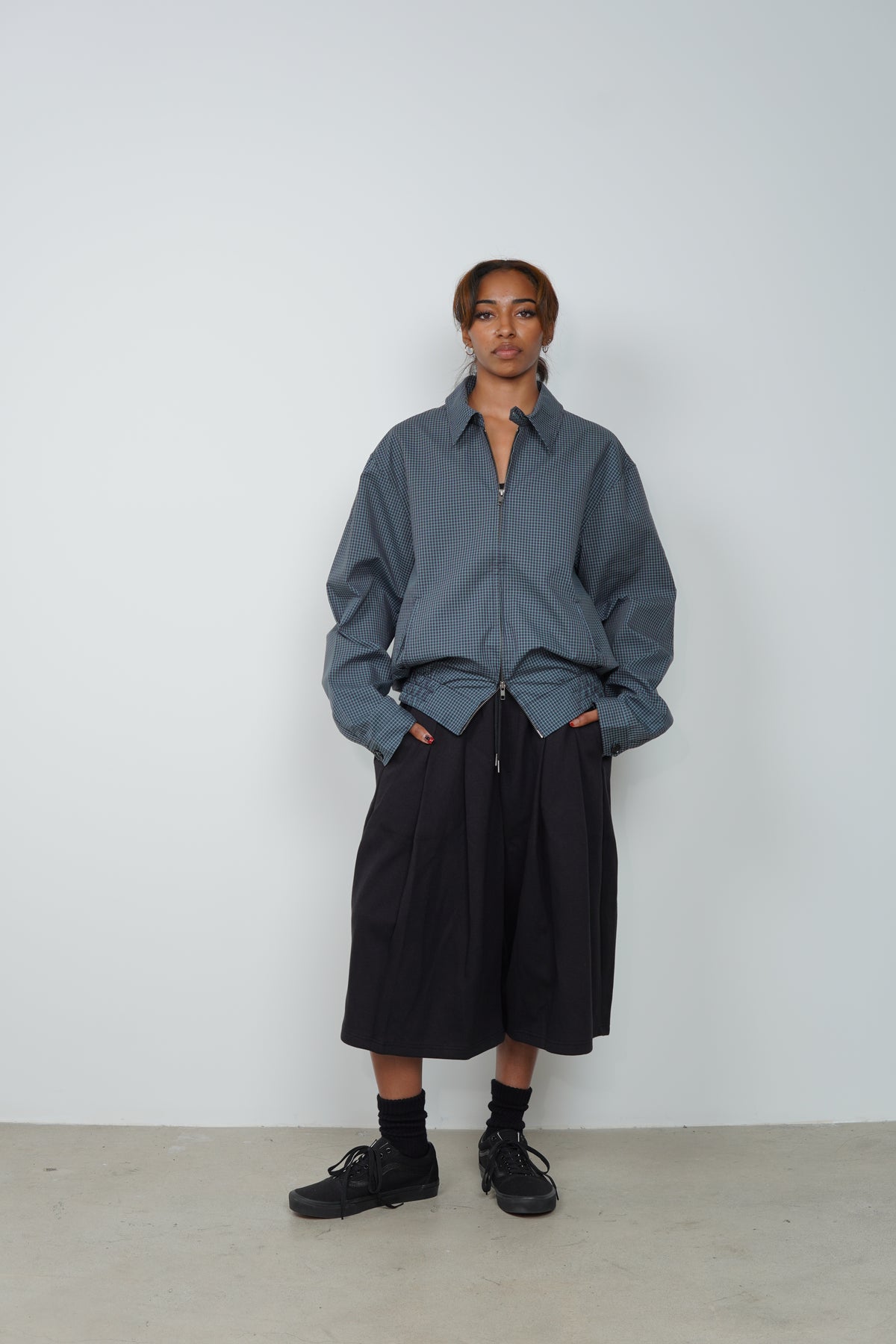 GRID CHECK BLOUSON