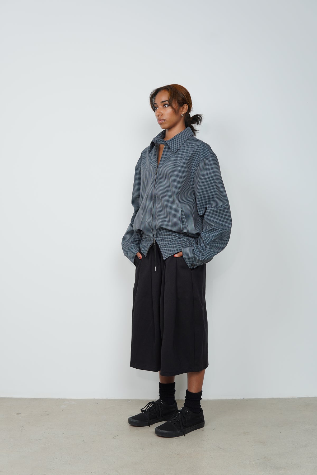 GRID CHECK BLOUSON