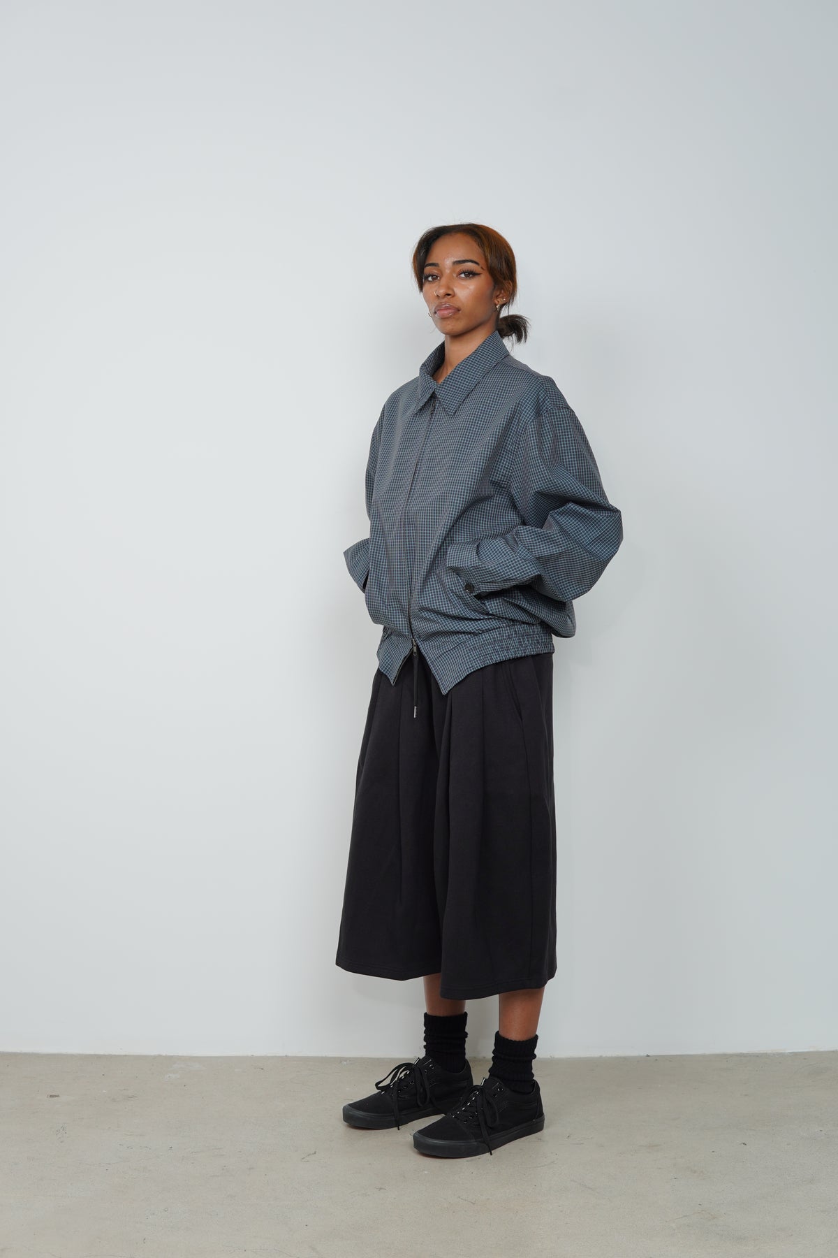 GRID CHECK BLOUSON