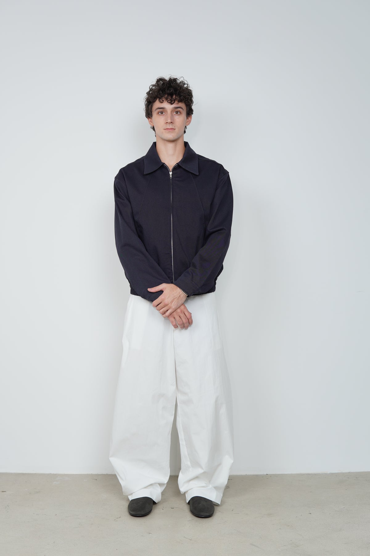 WASHED ZIP BLOUSON