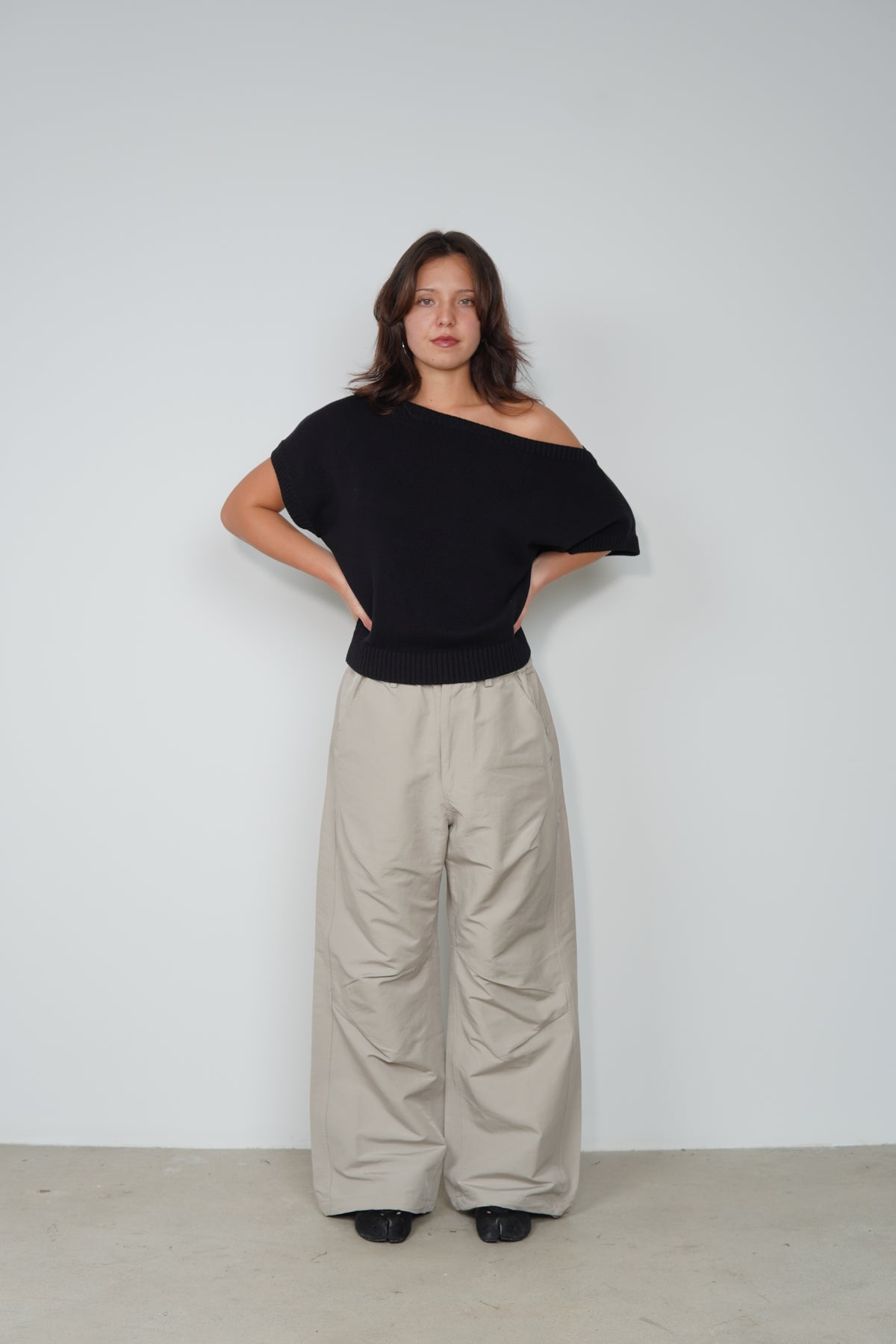 STRING FLARE PANTS