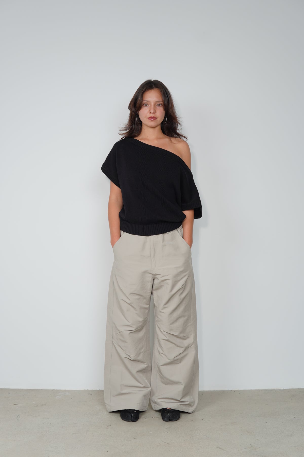 STRING FLARE PANTS