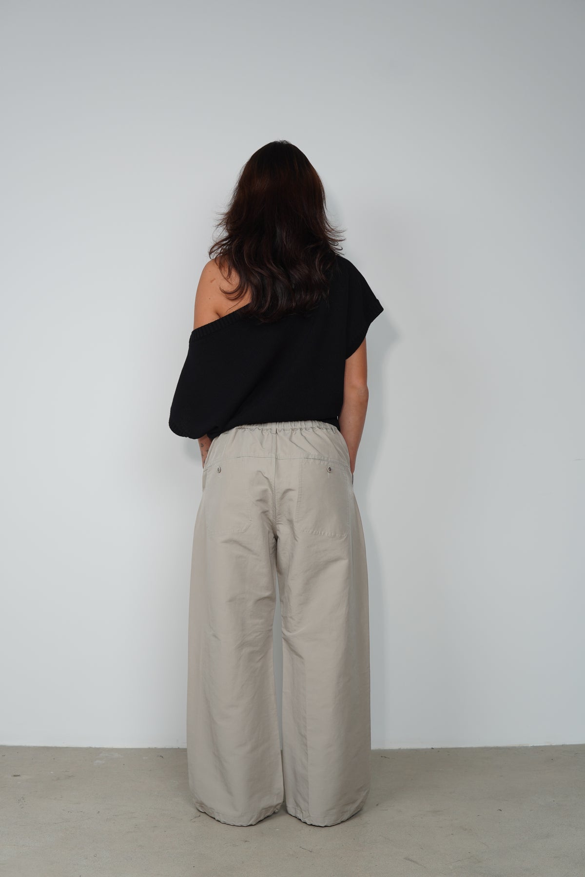 STRING FLARE PANTS