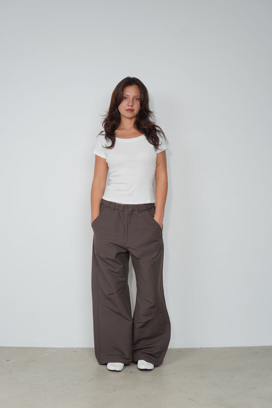 STRING FLARE PANTS