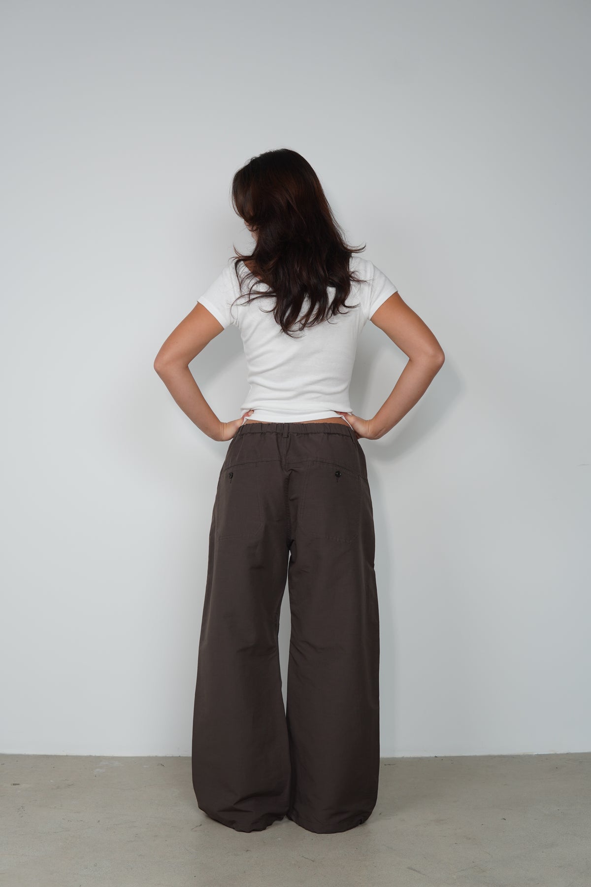 STRING FLARE PANTS