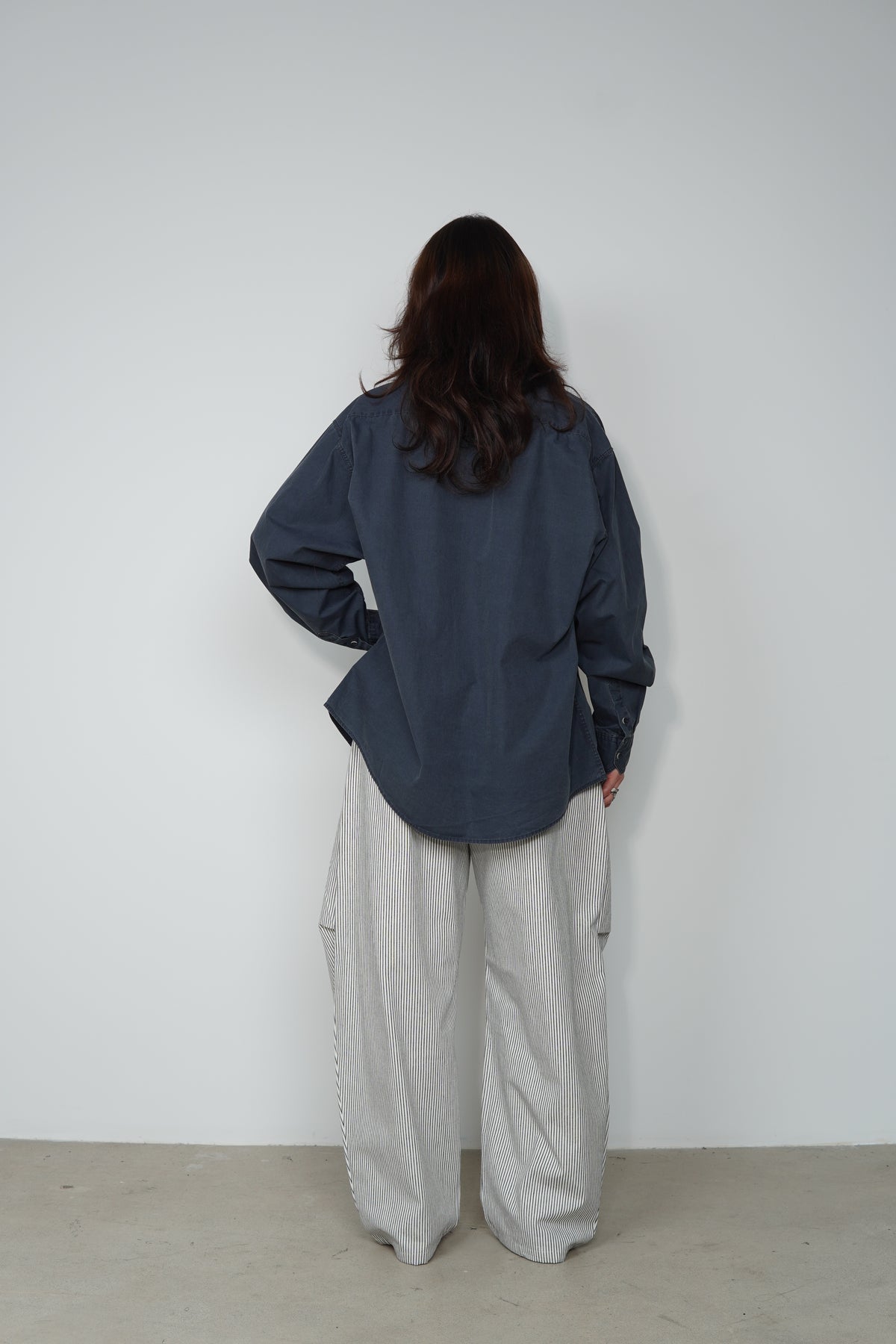 BIO WASHED OVERSIZED SHIRT