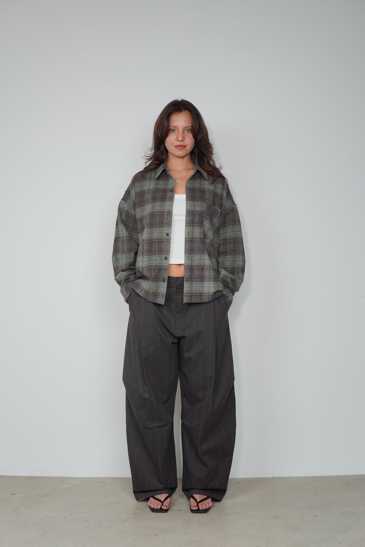 DAMAGED CROP SHIRT