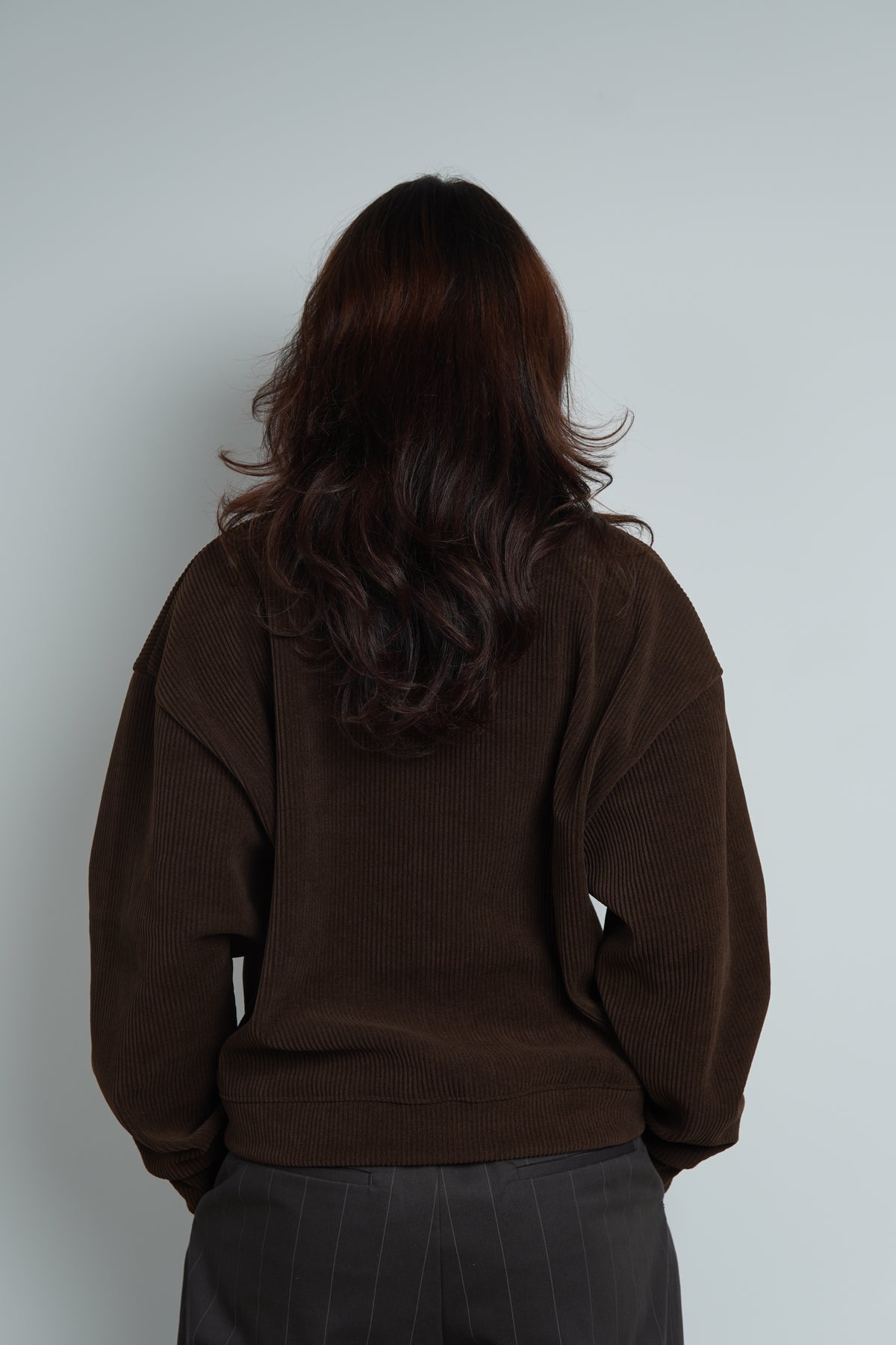 CORDUROY CROP CARDIGAN