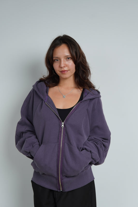 FADED ZIP HOODIE