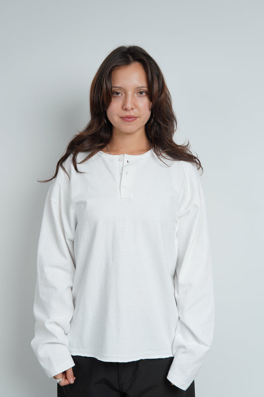 RAW CUT HENLEY TEE