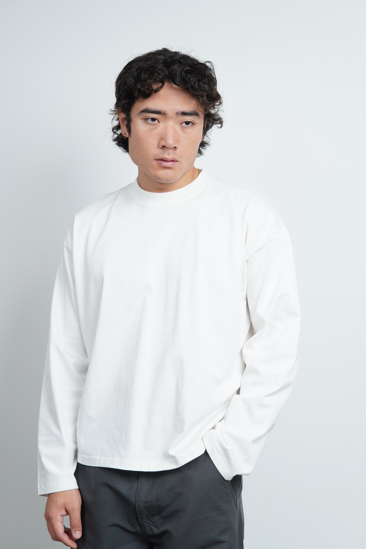 CHAIN STITCH CROP TEE