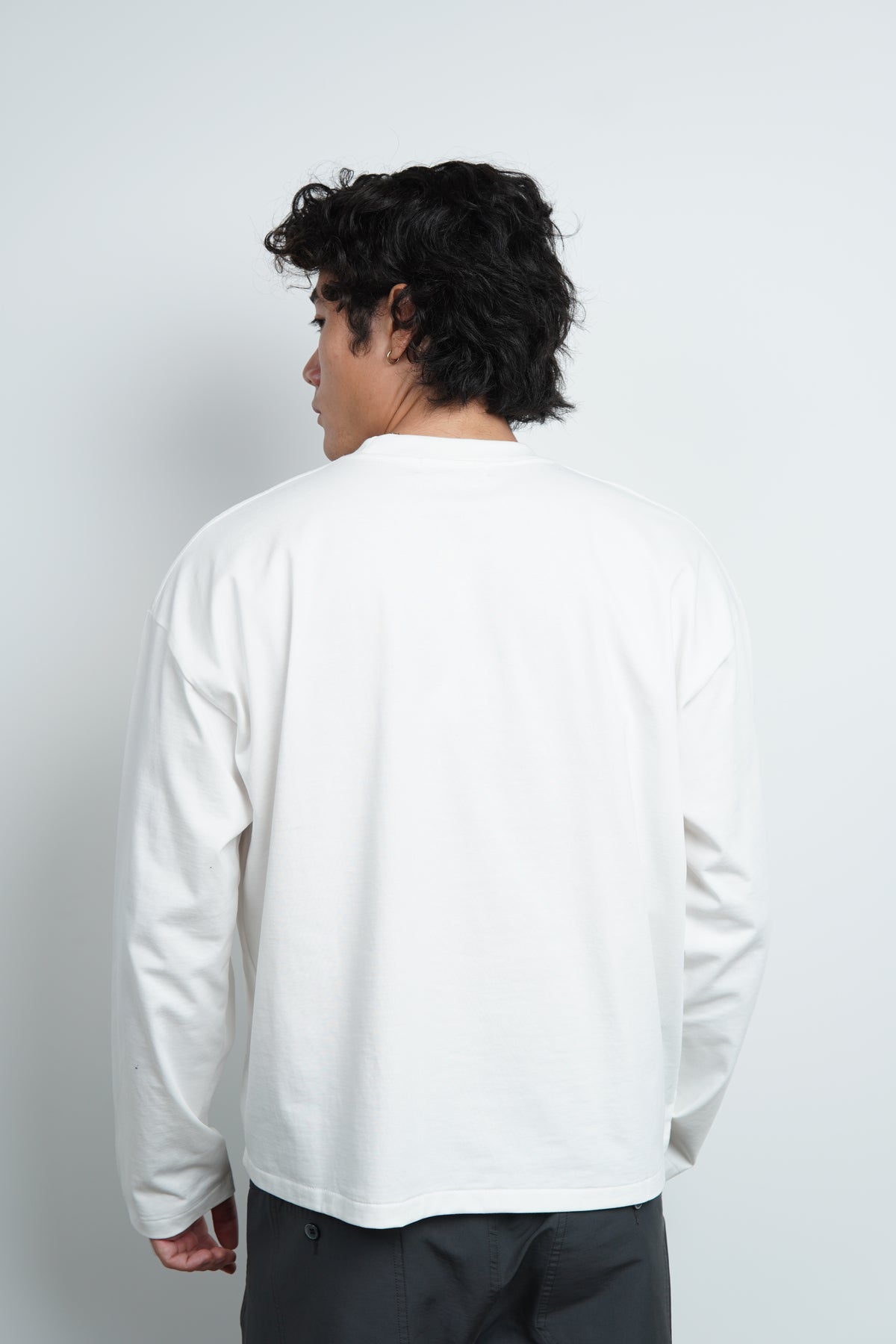 CHAIN STITCH CROP TEE
