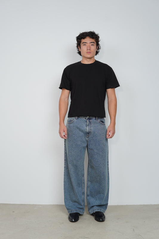 SEMI BARREL DENIM