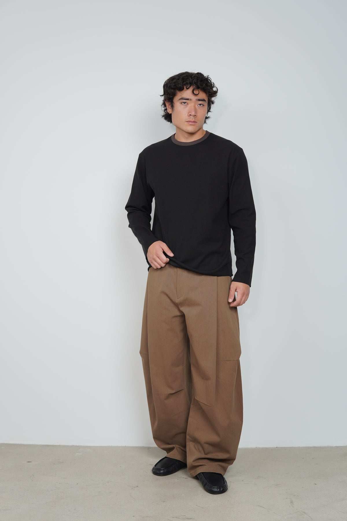 COTTON CURVE PANTS
