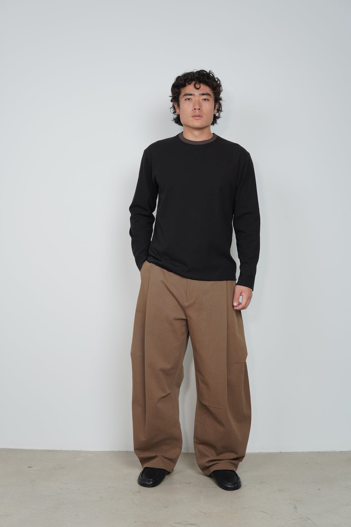 COTTON CURVE PANTS