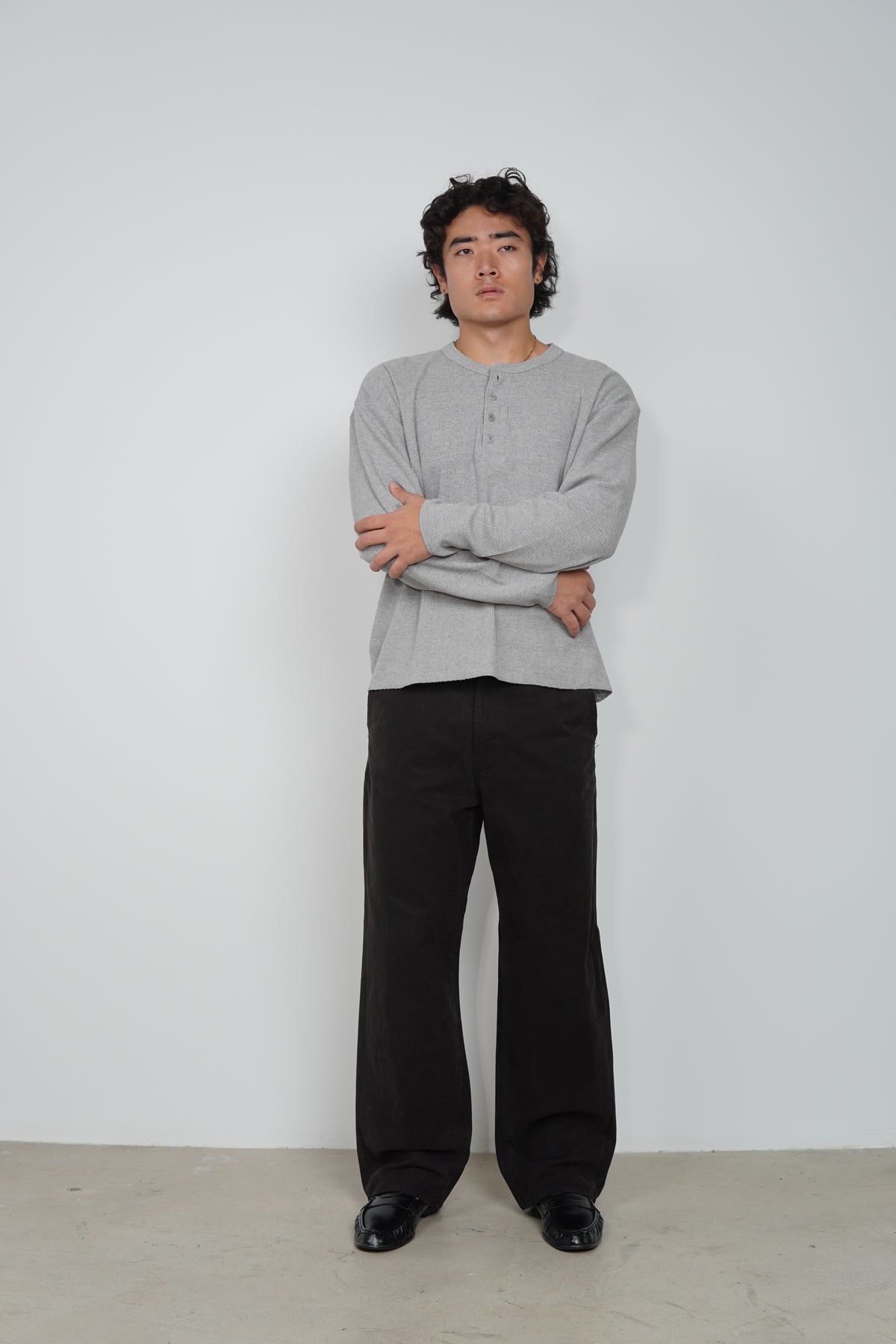 WAFFLE HENLEY TEE