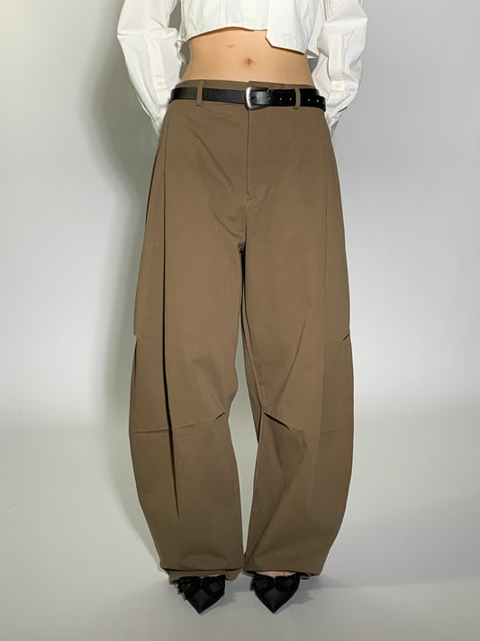 COTTON CURVE PANTS