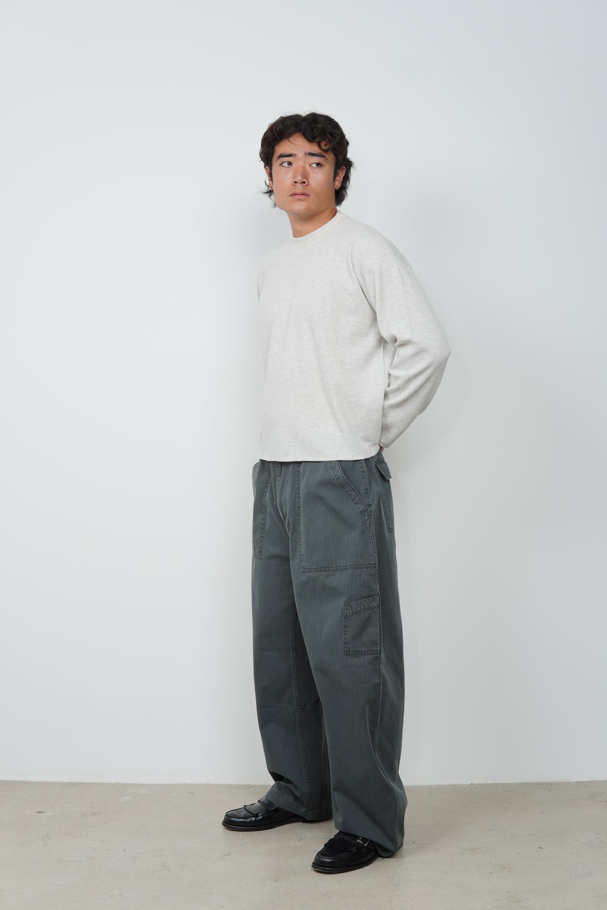 HERRINGBONE BAKER PANTS
