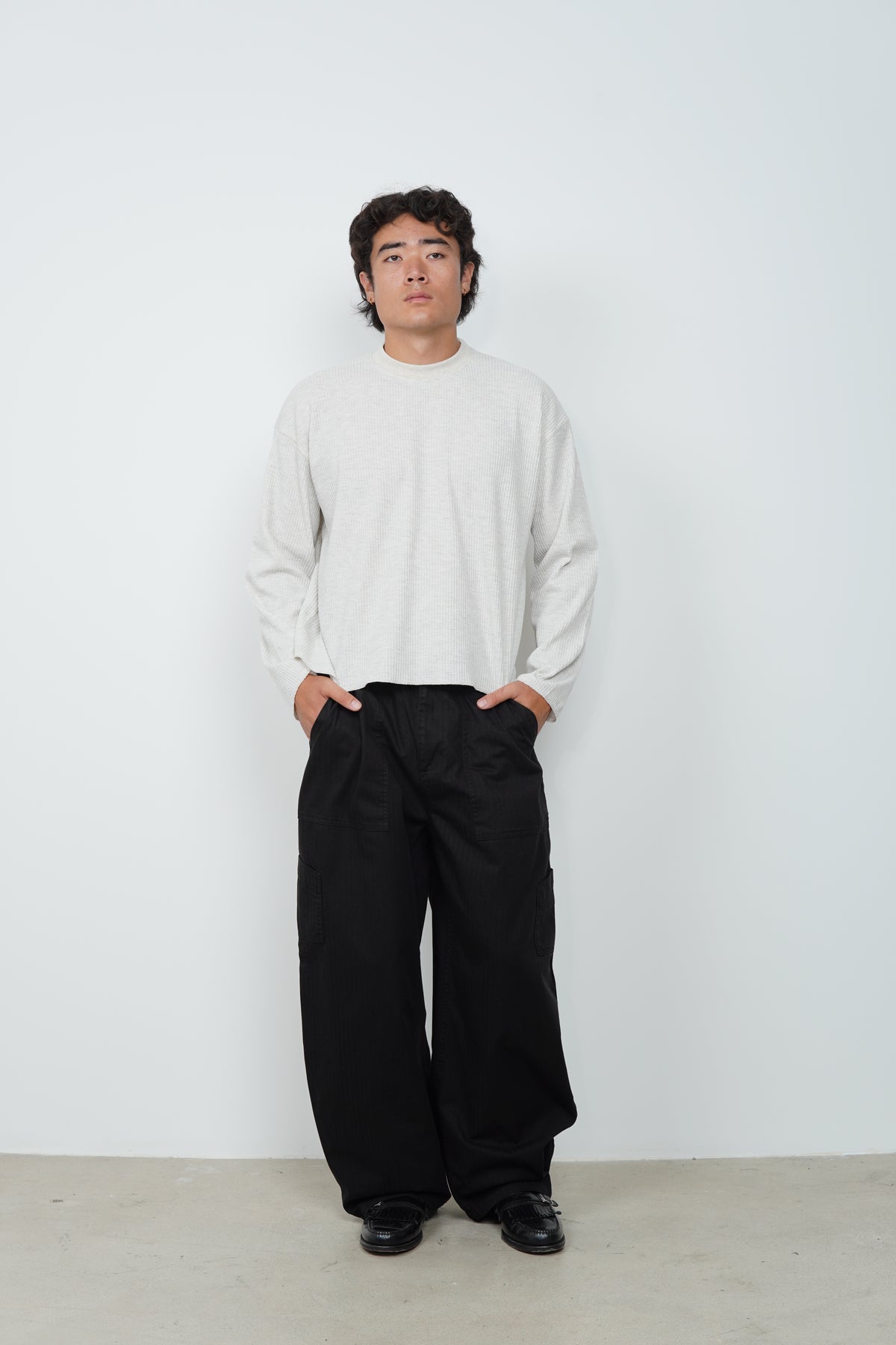 HERRINGBONE BAKER PANTS