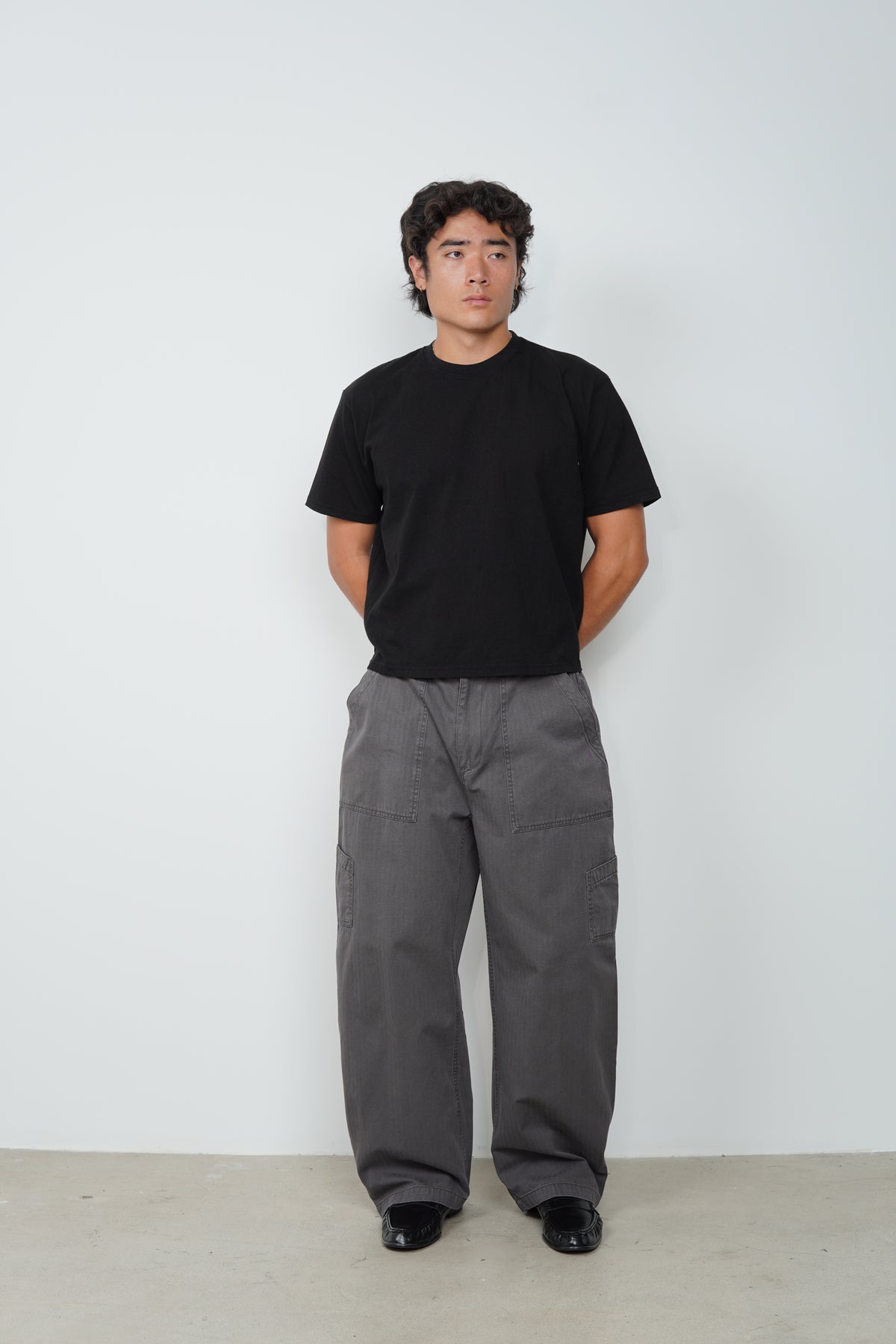 HERRINGBONE BAKER PANTS