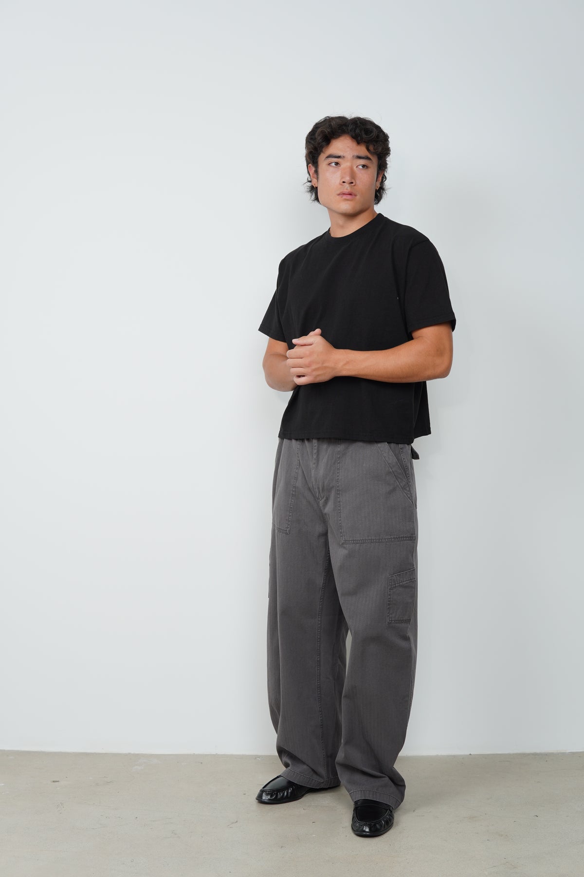 HERRINGBONE BAKER PANTS