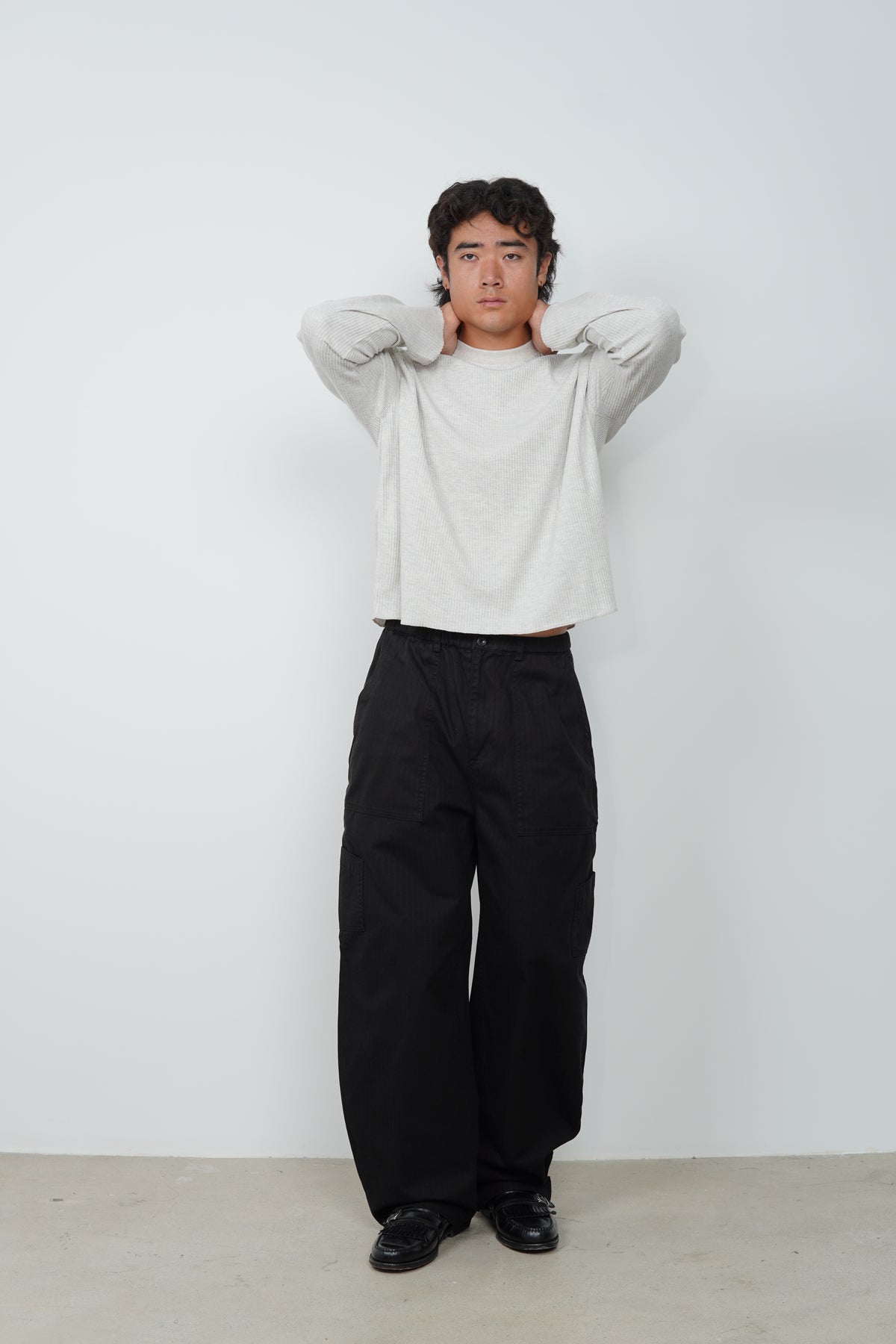HERRINGBONE BAKER PANTS