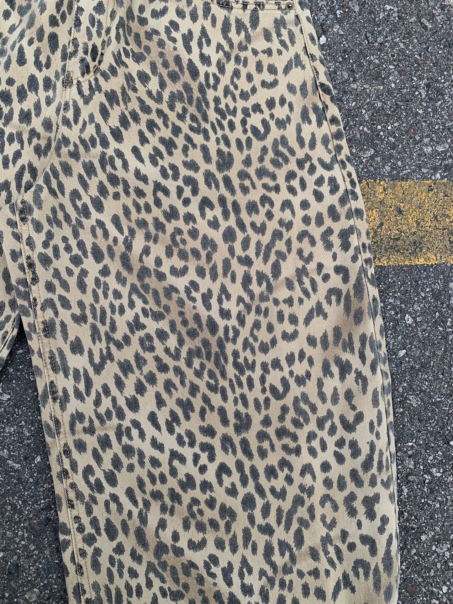 LEOPARD DENIM