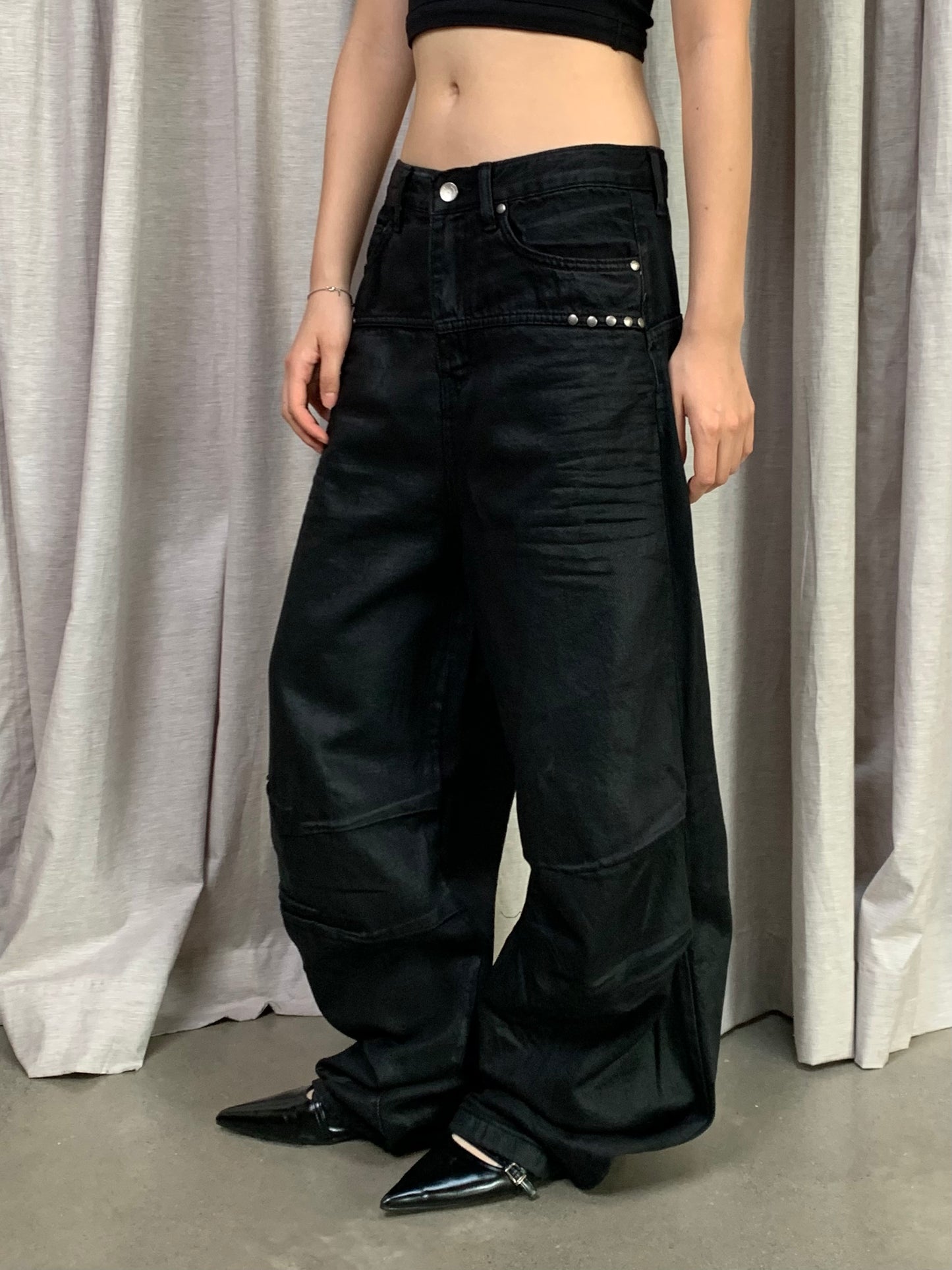 COATED TENCEL DENIM