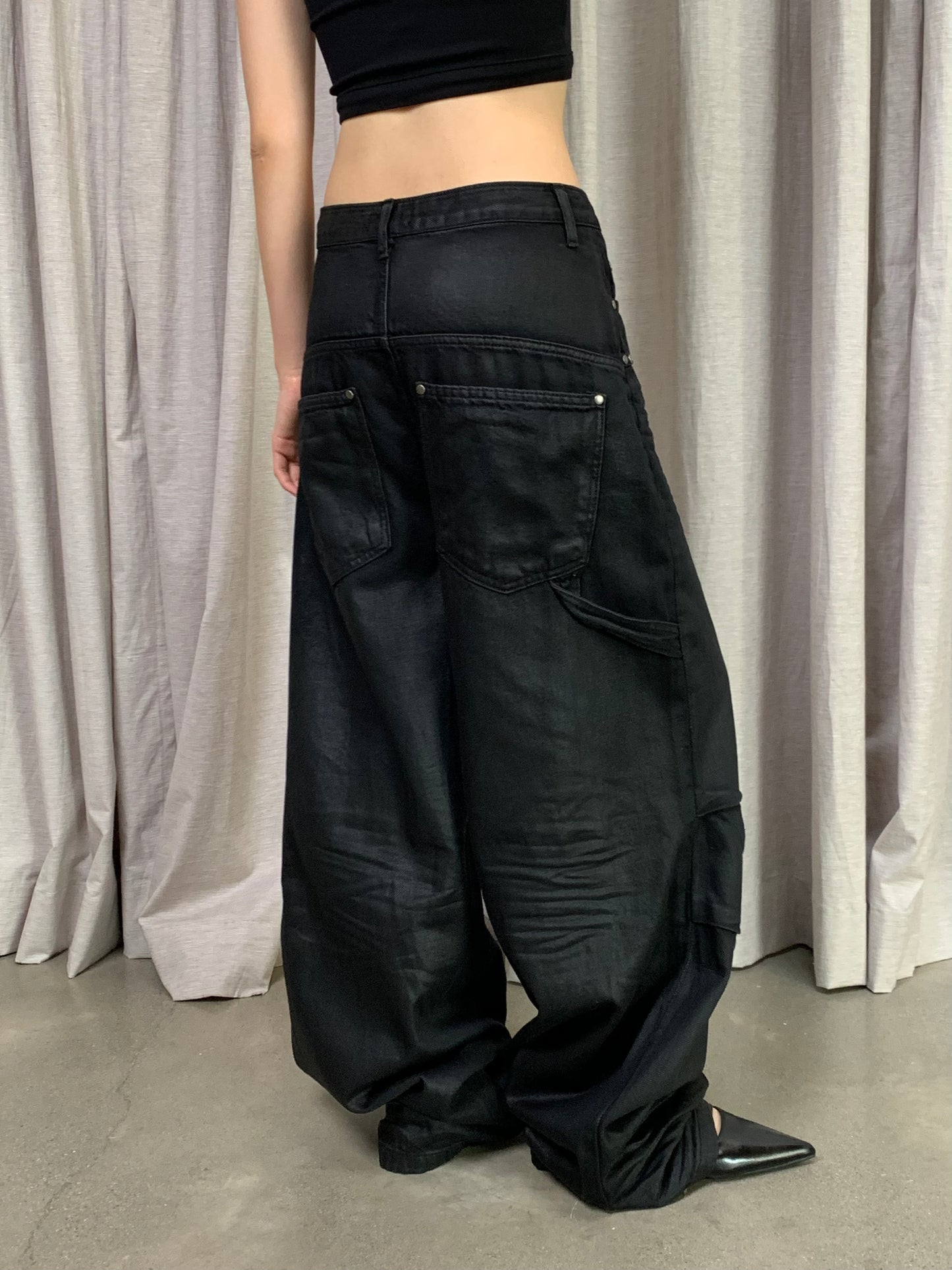 COATED TENCEL DENIM