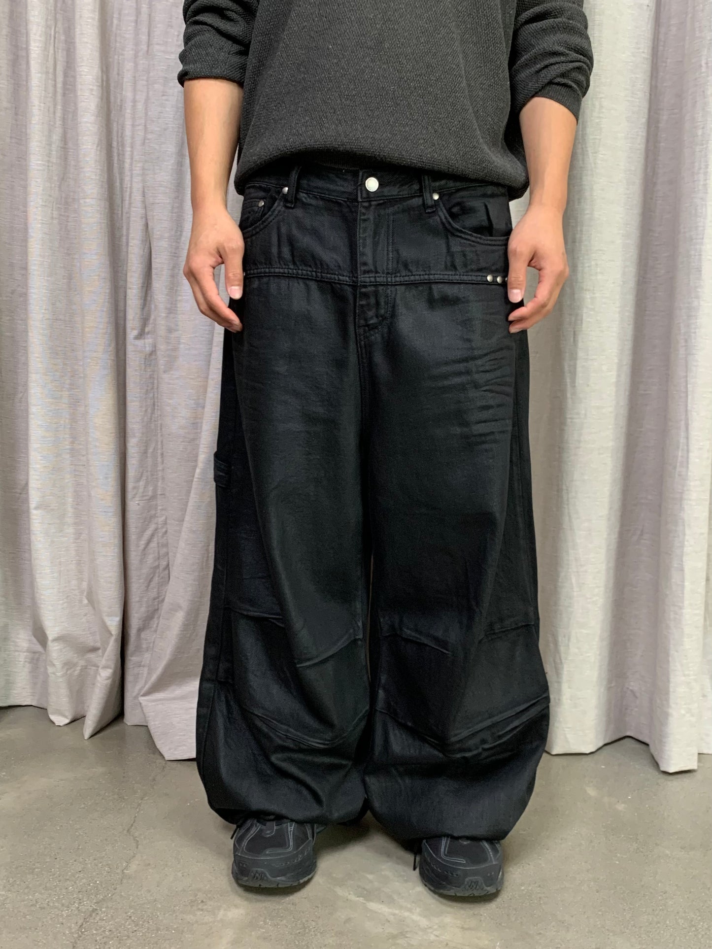 COATED TENCEL DENIM