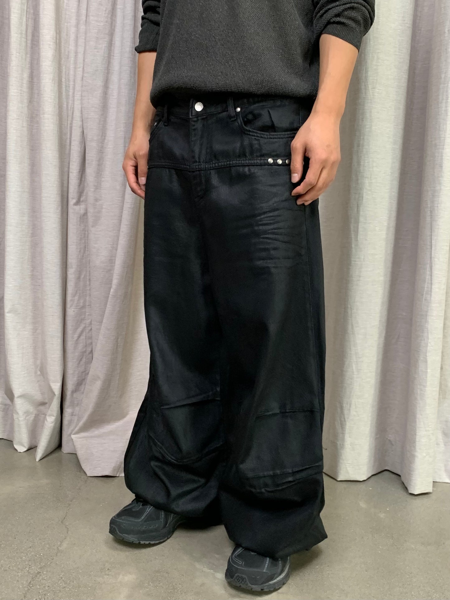 COATED TENCEL DENIM