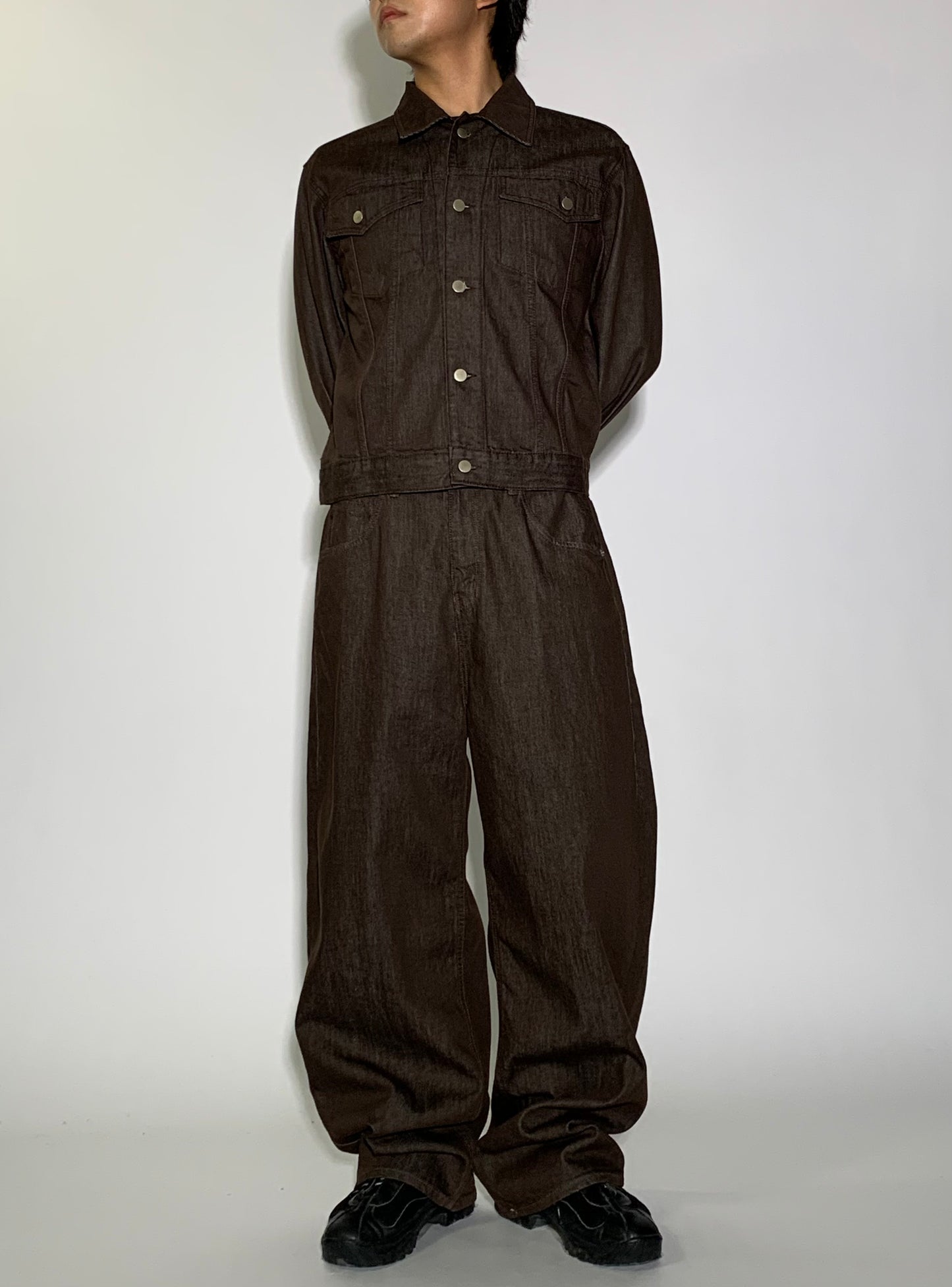 BROWN NON FADE SET - DENIM