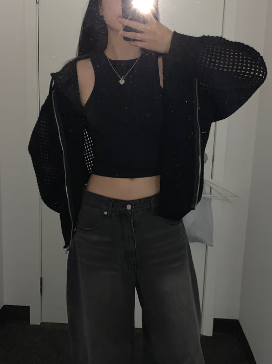 MESH ZIPUP