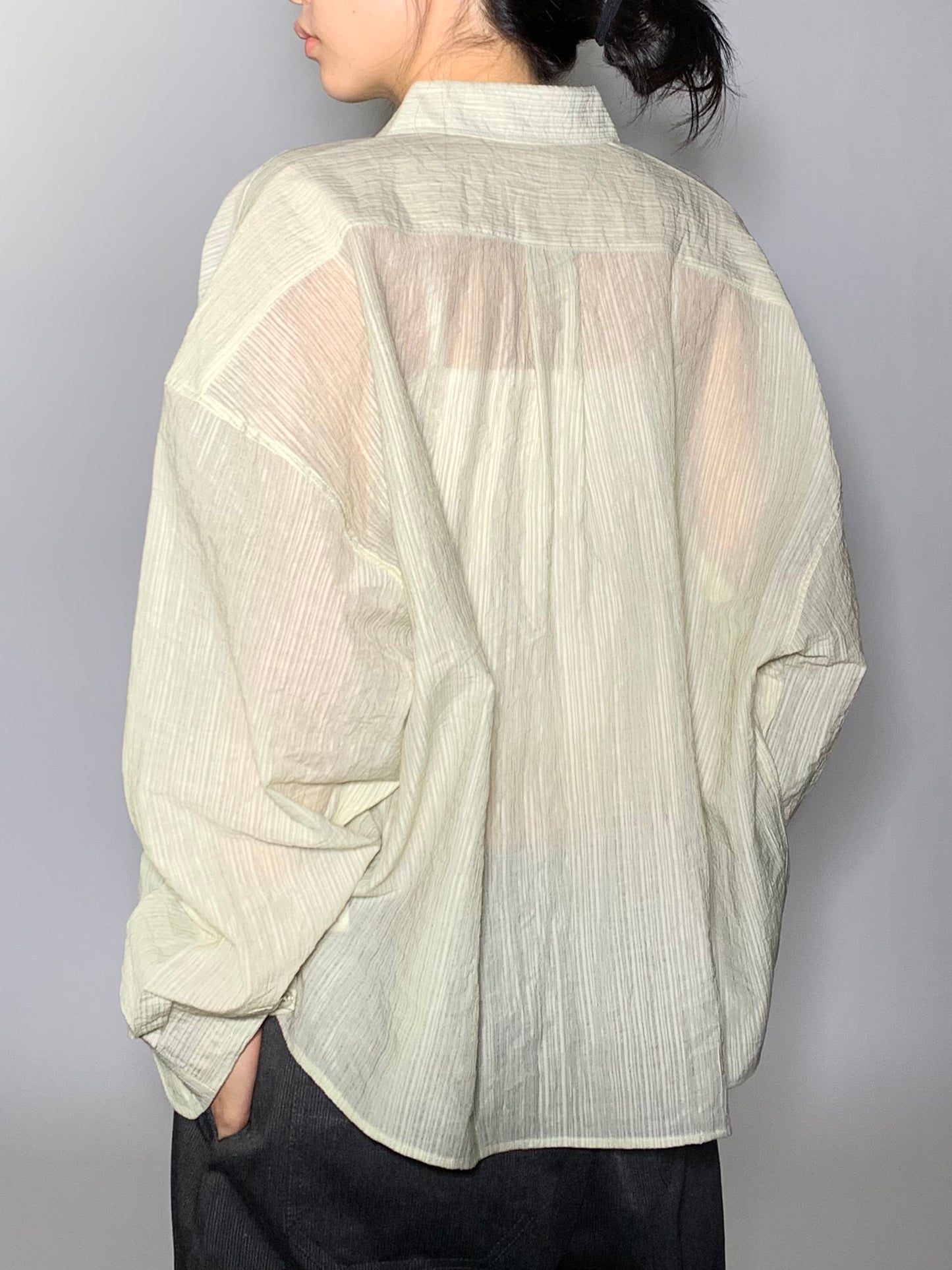 TENCEL CROP SHIRT