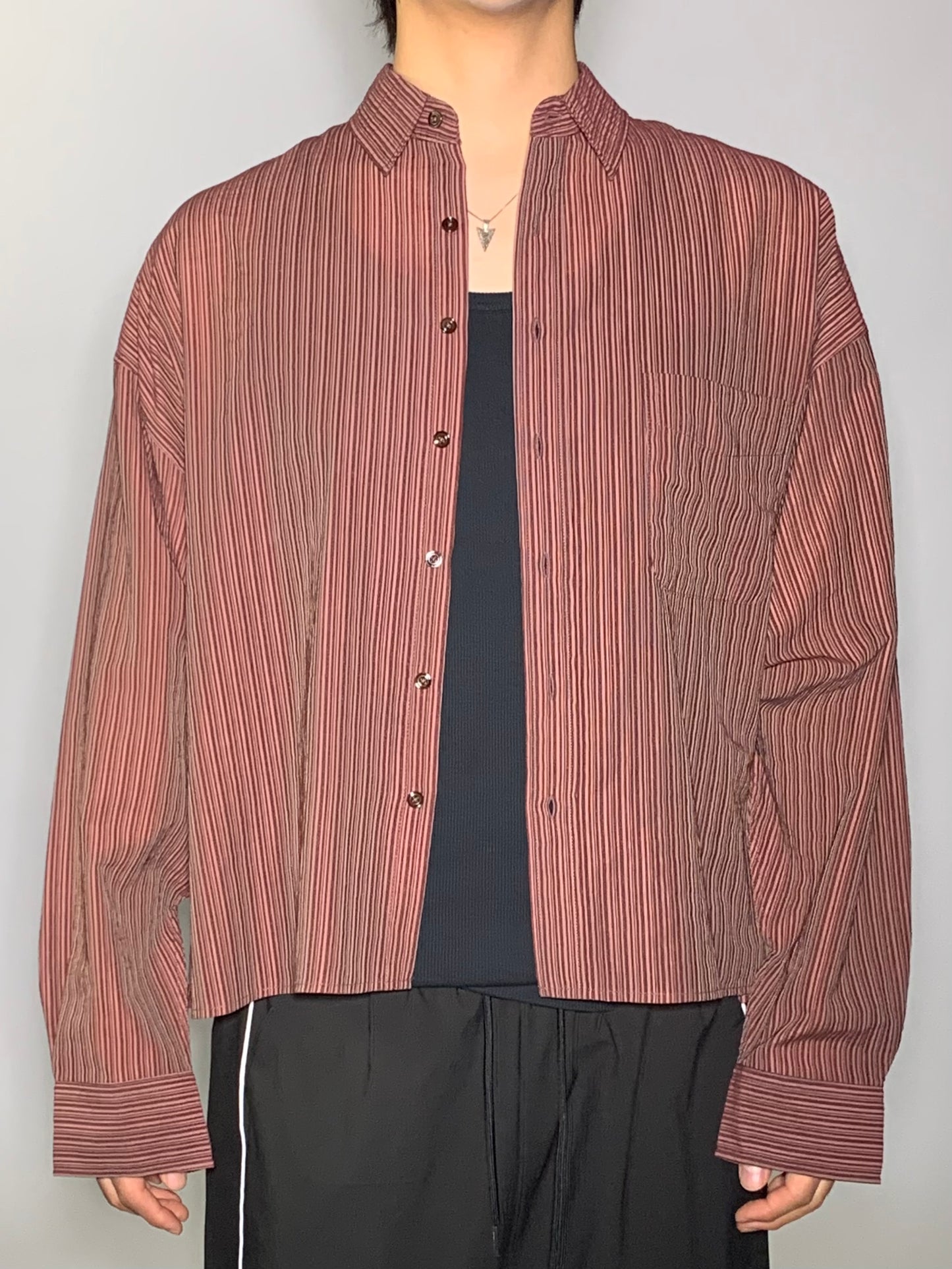 TENCEL CROP SHIRT