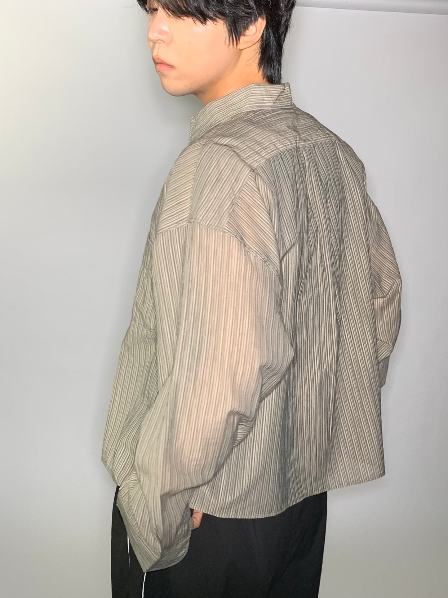 TENCEL CROP SHIRT