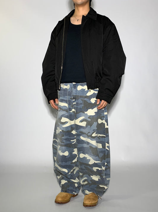 STONE WASH CAMO DENIM