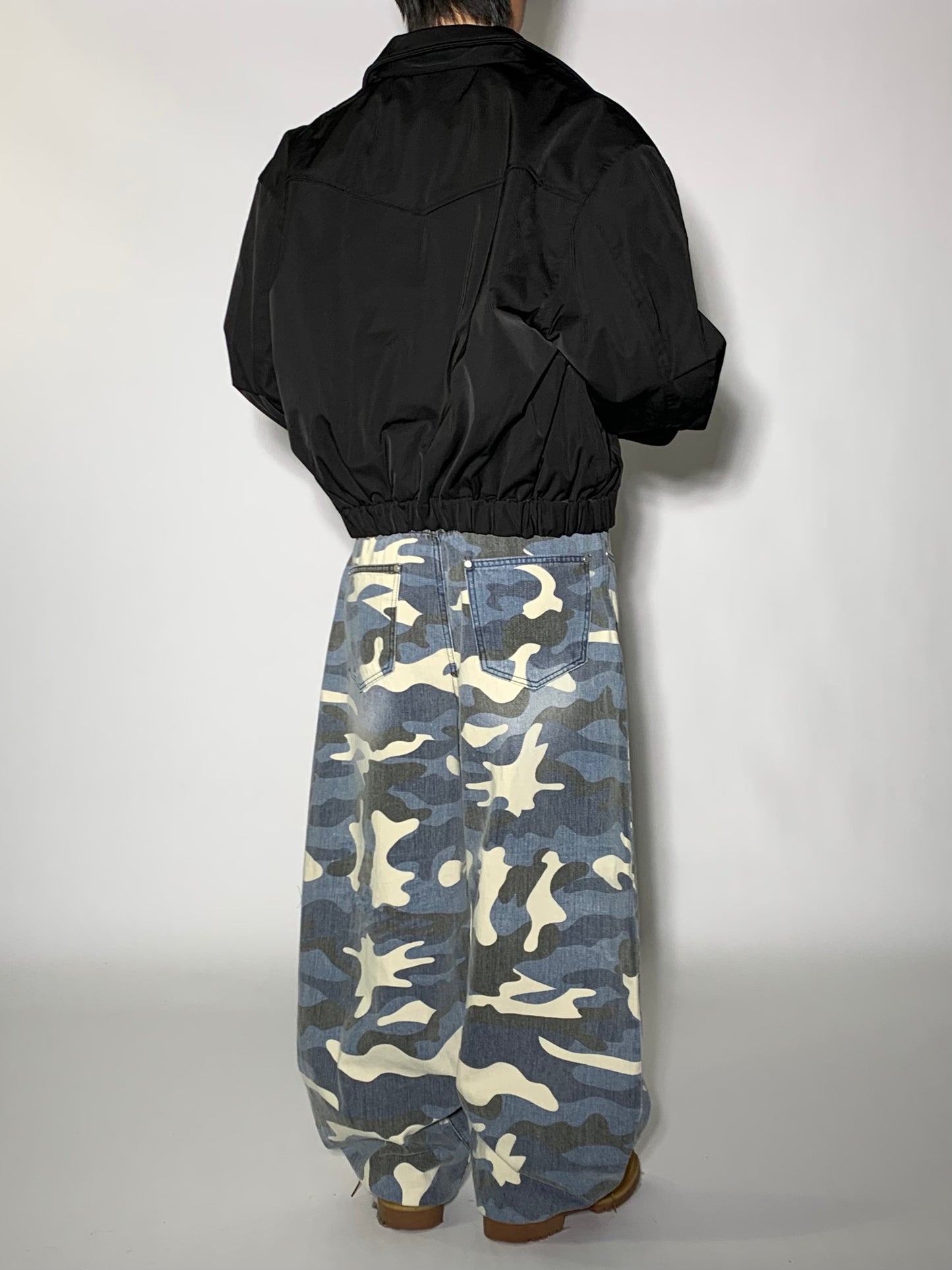 STONE WASH CAMO DENIM